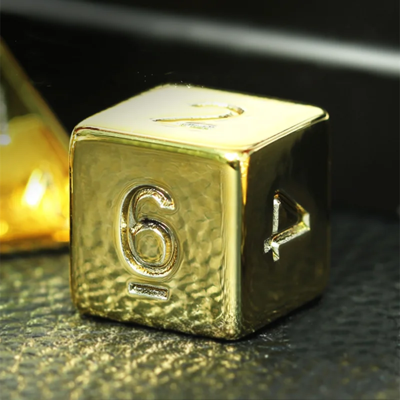 Midas Gold Plated Luxury Dice Set | 7-Piece